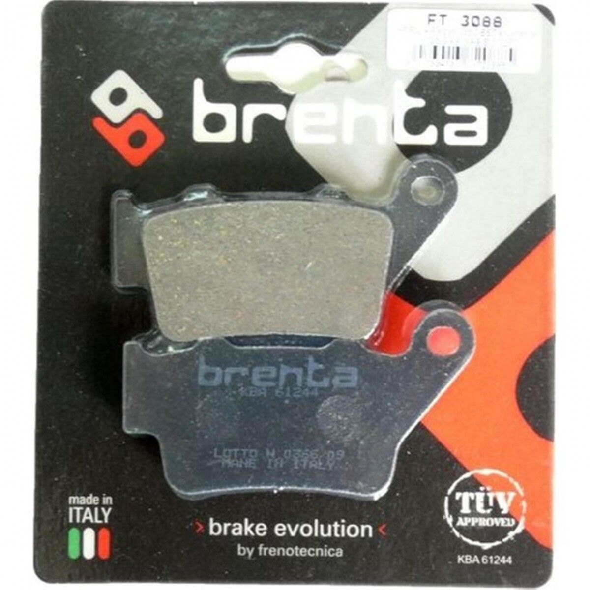 BRENTA FT-3088 Motosiklet Arka Fren Balata
