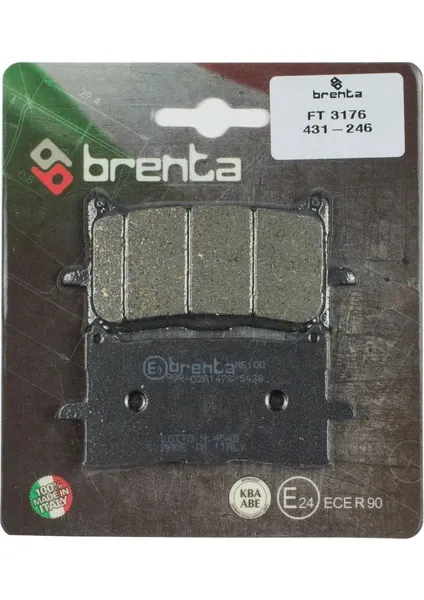 BRENTA FT-3176 Ön Fren Balata Honda Africa Twin / X-ADV